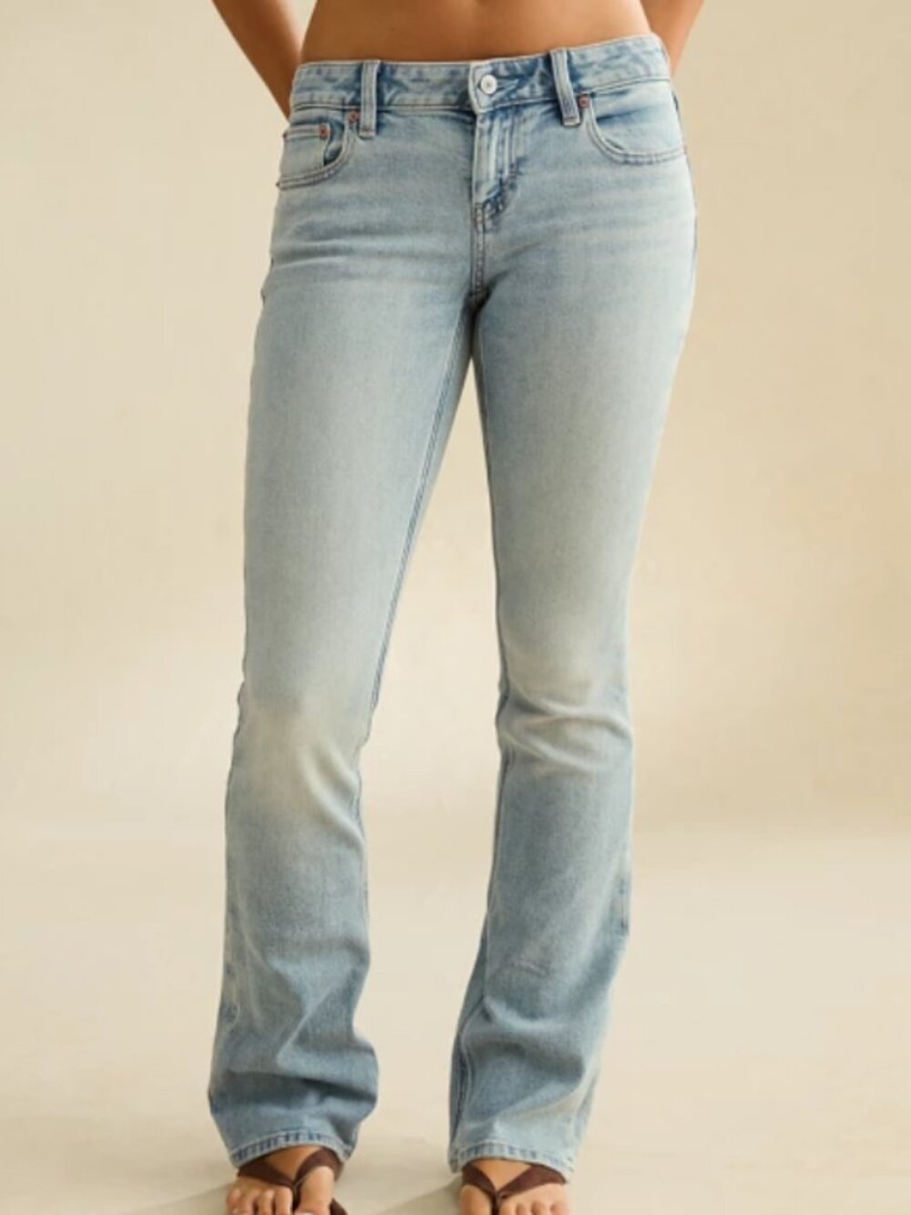 American Eagle Super Low-Rise Kick Bootcut Jean